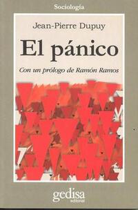 Portada del libro "El pánico", de J-P Dupuy